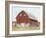 Rustic Red Barn II-Ethan Harper-Framed Art Print