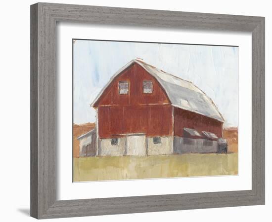 Rustic Red Barn II-Ethan Harper-Framed Art Print