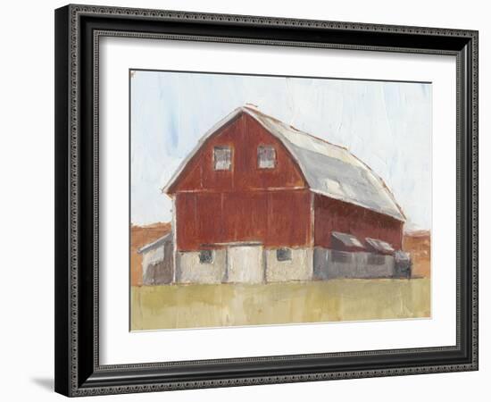 Rustic Red Barn II-Ethan Harper-Framed Art Print