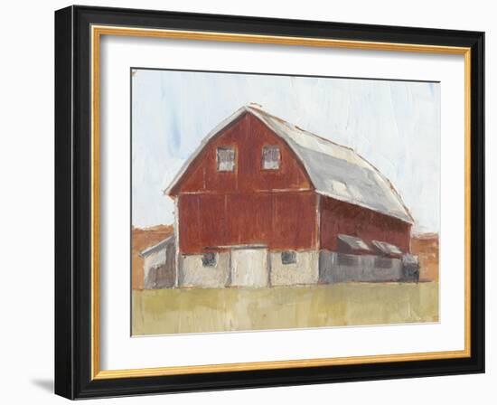 Rustic Red Barn II-Ethan Harper-Framed Art Print