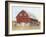 Rustic Red Barn II-Ethan Harper-Framed Art Print