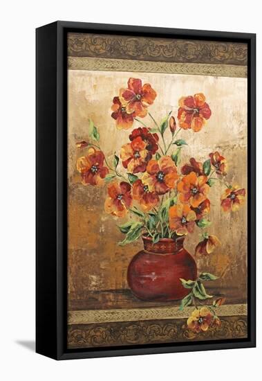 Rustic Red Poppies-Jean Plout-Framed Premier Image Canvas