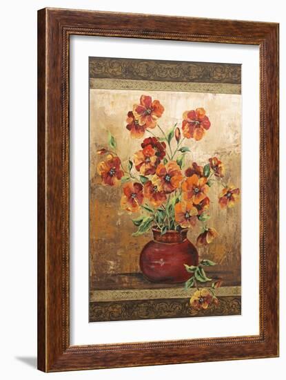 Rustic Red Poppies-Jean Plout-Framed Giclee Print