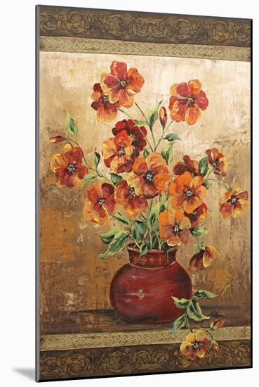 Rustic Red Poppies-Jean Plout-Mounted Giclee Print