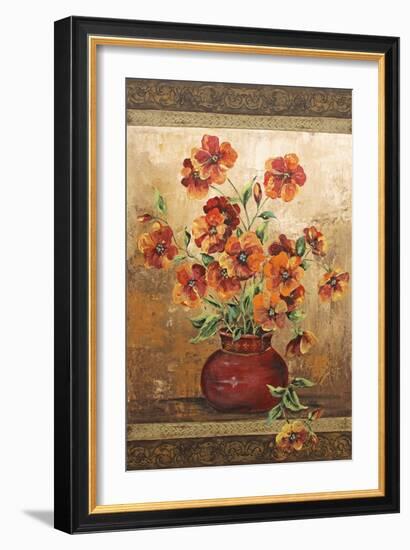 Rustic Red Poppies-Jean Plout-Framed Giclee Print