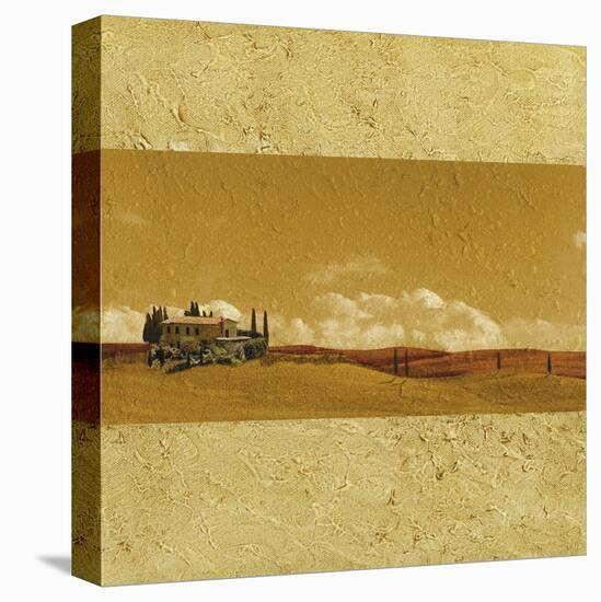 Rustic Retreat I-Linda Wood-Framed Stretched Canvas