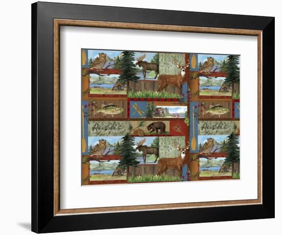 Rustic Retreat V-Fiona Stokes-Gilbert-Framed Giclee Print