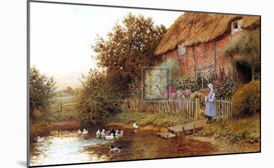 Rustic Retreat-Arthur Claude Strachan-Mounted Art Print