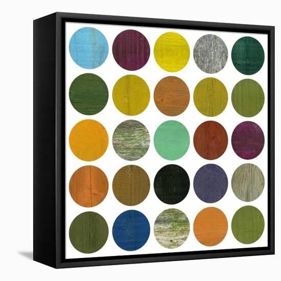 Rustic Rounds 4.0-Michelle Calkins-Framed Stretched Canvas