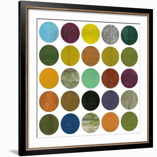 Rustic Rounds 4.0-Michelle Calkins-Framed Art Print