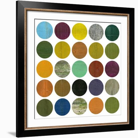 Rustic Rounds 4.0-Michelle Calkins-Framed Art Print