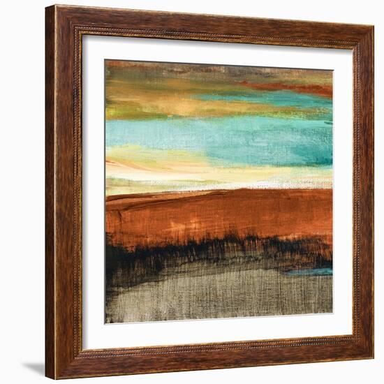 Rustic Sea Square I-Lanie Loreth-Framed Art Print