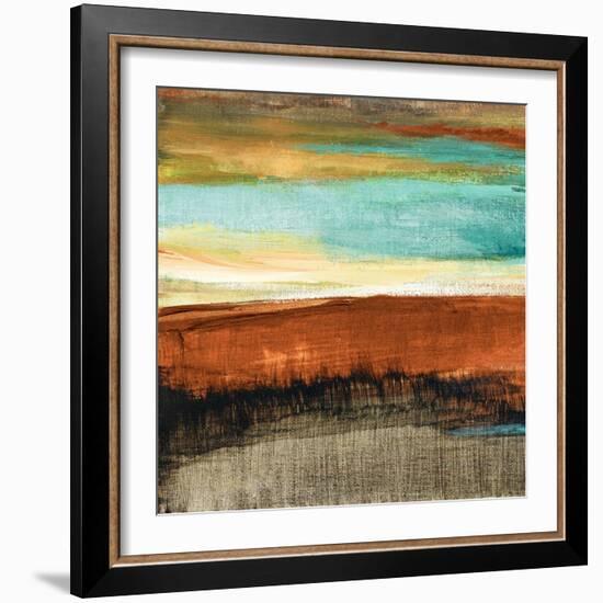 Rustic Sea Square I-Lanie Loreth-Framed Art Print