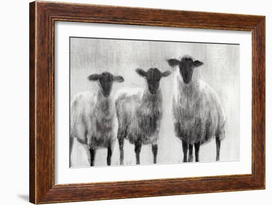 Rustic Sheep I-Ethan Harper-Framed Art Print