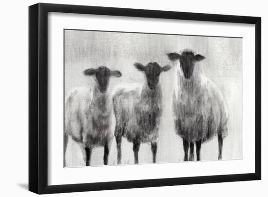 Rustic Sheep I-Ethan Harper-Framed Art Print