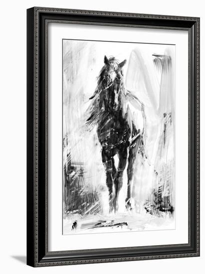 Rustic Stallion II-Ethan Harper-Framed Art Print