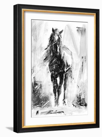 Rustic Stallion II-Ethan Harper-Framed Art Print