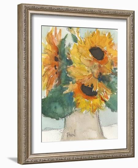 Rustic Sunflowers I-Samuel Dixon-Framed Art Print