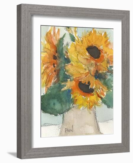 Rustic Sunflowers I-Samuel Dixon-Framed Art Print