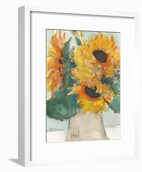 Rustic Sunflowers I-Samuel Dixon-Framed Art Print