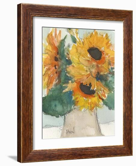 Rustic Sunflowers I-Samuel Dixon-Framed Art Print