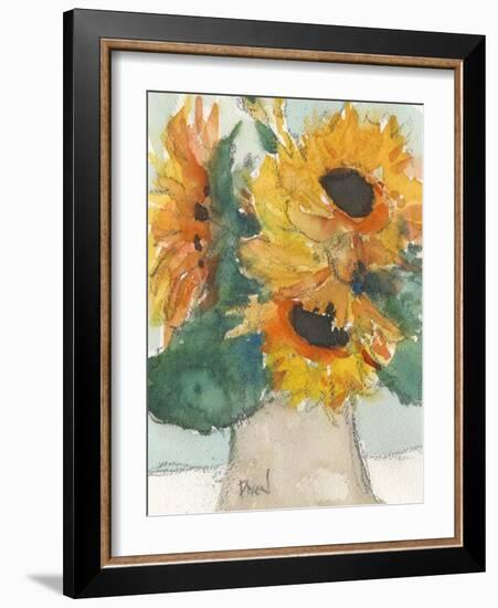 Rustic Sunflowers I-Samuel Dixon-Framed Art Print