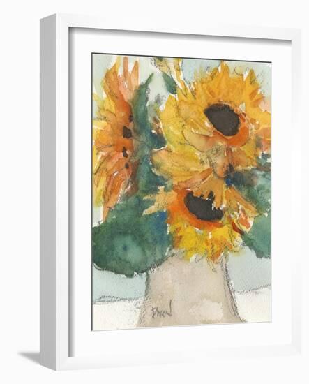 Rustic Sunflowers I-Samuel Dixon-Framed Art Print