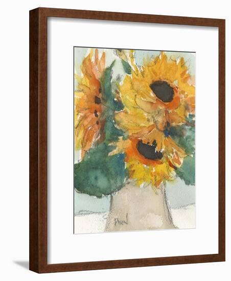 Rustic Sunflowers I-Samuel Dixon-Framed Art Print