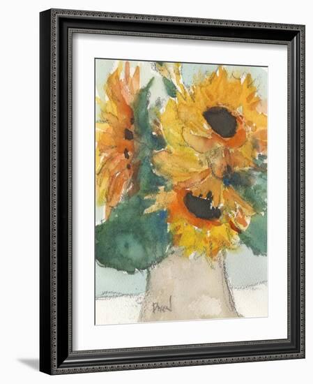 Rustic Sunflowers I-Samuel Dixon-Framed Art Print