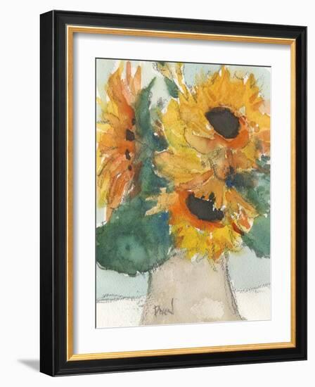 Rustic Sunflowers I-Samuel Dixon-Framed Art Print