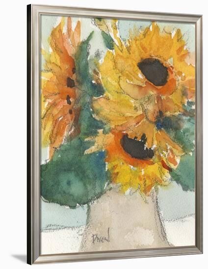 Rustic Sunflowers I-Samuel Dixon-Framed Art Print