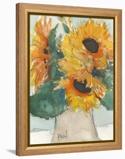 Rustic Sunflowers I-Samuel Dixon-Framed Stretched Canvas