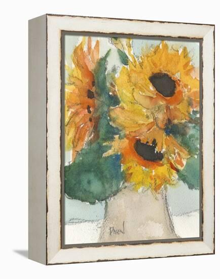 Rustic Sunflowers I-Samuel Dixon-Framed Stretched Canvas