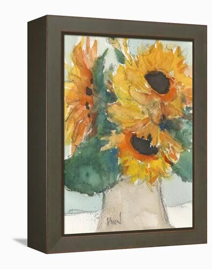 Rustic Sunflowers I-Samuel Dixon-Framed Stretched Canvas