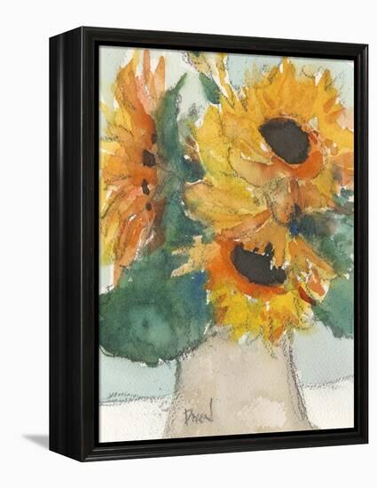 Rustic Sunflowers I-Samuel Dixon-Framed Stretched Canvas