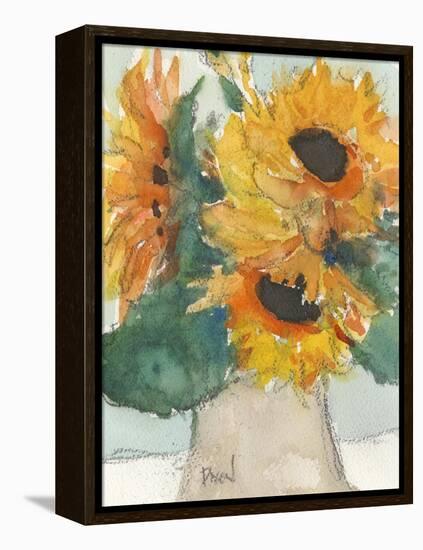 Rustic Sunflowers I-Samuel Dixon-Framed Stretched Canvas