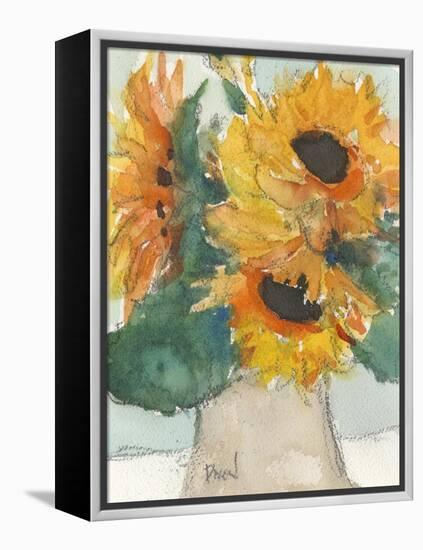 Rustic Sunflowers I-Samuel Dixon-Framed Stretched Canvas