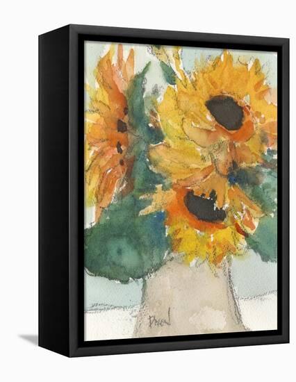 Rustic Sunflowers I-Samuel Dixon-Framed Stretched Canvas