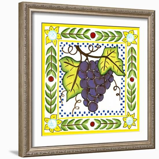 Rustic Tile II-Chariklia Zarris-Framed Art Print