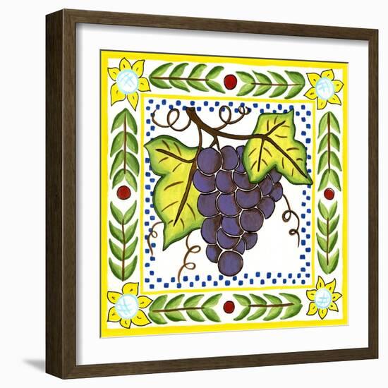 Rustic Tile II-Chariklia Zarris-Framed Art Print