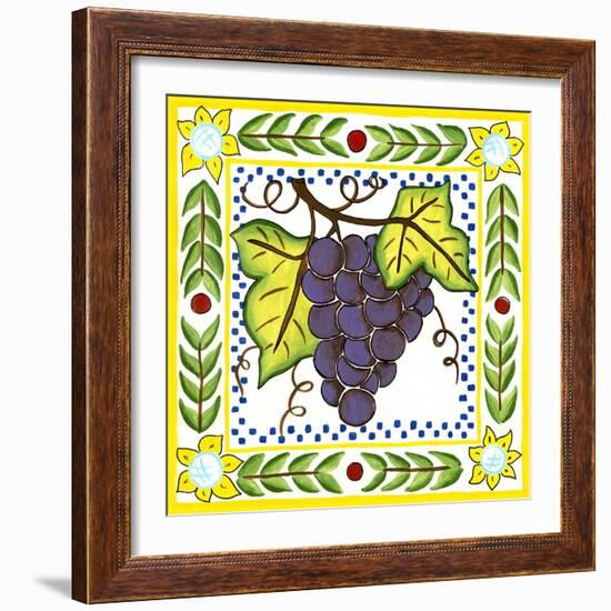 Rustic Tile II-Chariklia Zarris-Framed Art Print