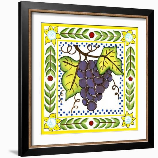 Rustic Tile II-Chariklia Zarris-Framed Art Print