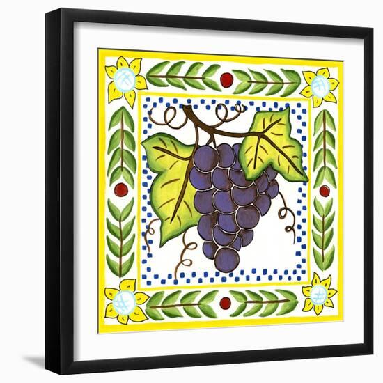 Rustic Tile II-Chariklia Zarris-Framed Art Print