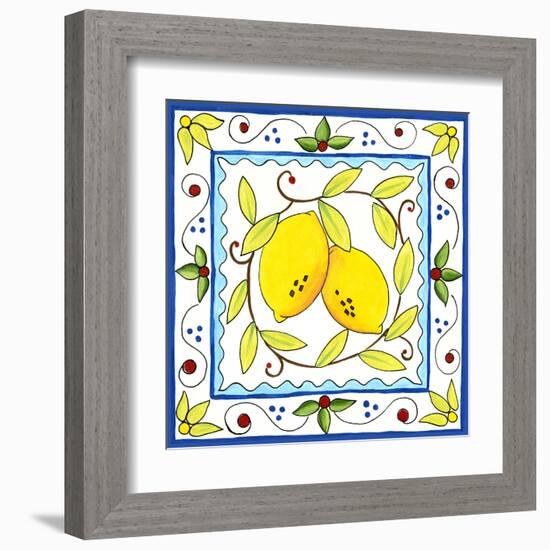 Rustic Tile III-Chariklia Zarris-Framed Art Print