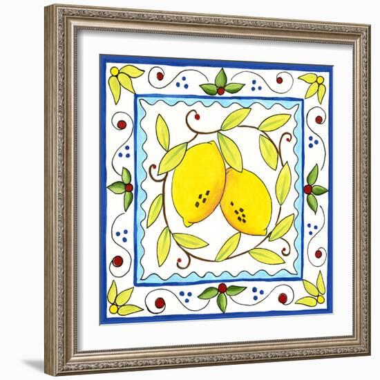 Rustic Tile III-Chariklia Zarris-Framed Art Print