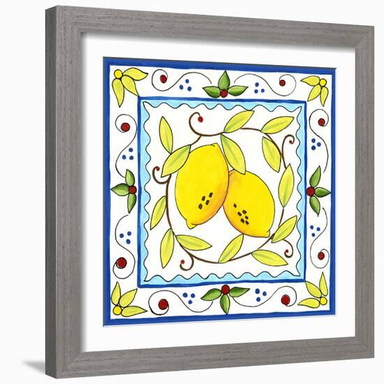 Rustic Tile III-Chariklia Zarris-Framed Art Print