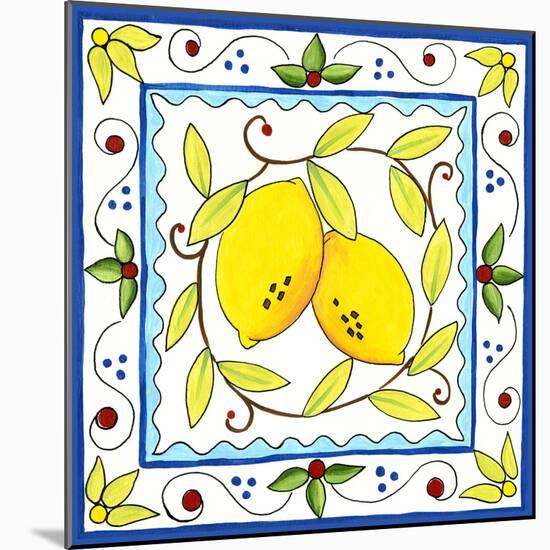 Rustic Tile III-Chariklia Zarris-Mounted Art Print