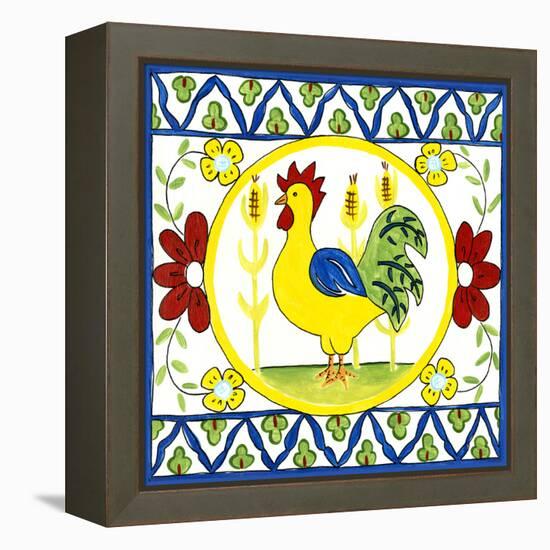 Rustic Tile V-Chariklia Zarris-Framed Stretched Canvas