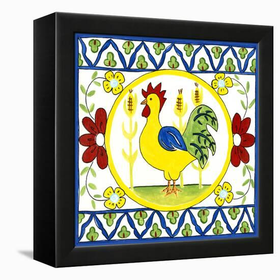 Rustic Tile V-Chariklia Zarris-Framed Stretched Canvas