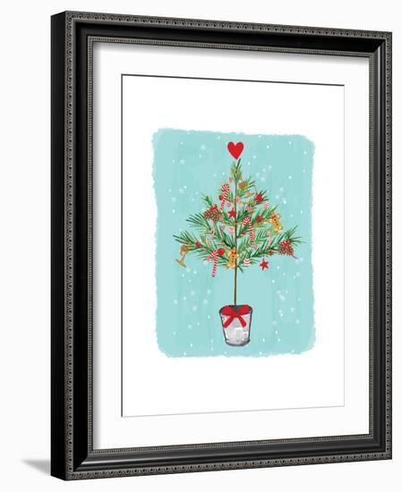 Rustic Tree-Sara Berrenson-Framed Art Print